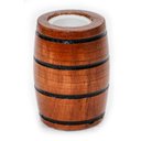 Ver imagem 3 de Soquete Barril para Lustre Roda de Carroça - Madeira - Decoração E27 - Mogno