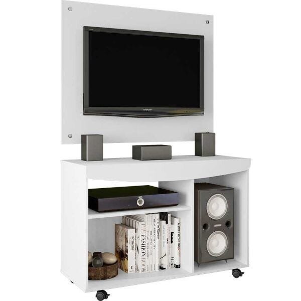 Rack Para Java's Rack Java com Painel Branco - Bechara | MadeiraMadeira