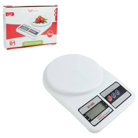 Balança Digital Eletrônica Pessa 1gr Até 5kg Cozinha Sf-400
