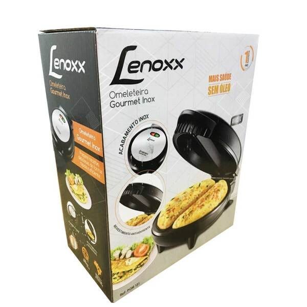 Omeleteira Elétrica Lenoxx Antiaderente - Gourmet Inox - 4