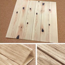 Kit 10 Un Painel Adesivo Revestimento 3D Madeira Pinus Clara - 2