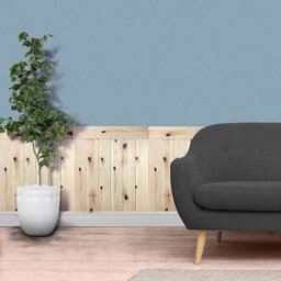 Kit 10 Un Painel Adesivo Revestimento 3D Madeira Pinus Clara - 7