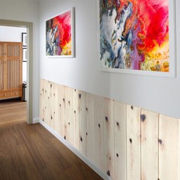 Kit 10 Un Painel Adesivo Revestimento 3D Madeira Pinus Clara - 9