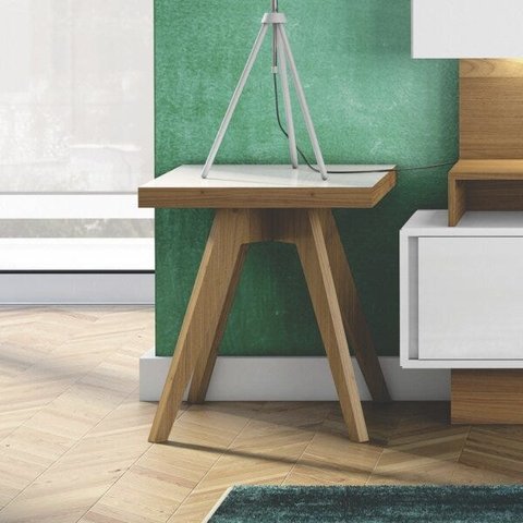 Mesa de Canto Quadrada Retrô Tb36 Dalla Costa