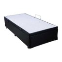 Ver imagem 5 de Cama Box Baú Solteiro Americano Black em Corino com Pistão - 096x203