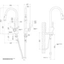 Ver imagem 3 de Monocomando para cozinha Mangiare Tech - 00660606 Docol