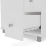 Gabinete de Banheiro de Encaixar na Pia com 1 Porta e 3 Gavetas 60cm Branco Politorno - 6