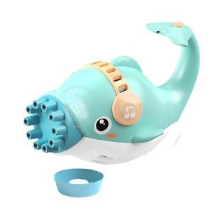 Sabão Mágica Golfinho Bolhudo: Diversão Sensorial para Crianças - Azul