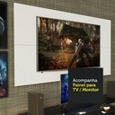Ver imagem 5 de Mesa para Computador Gamer e Painel para Tv até 50 Madesa - Preto/branco