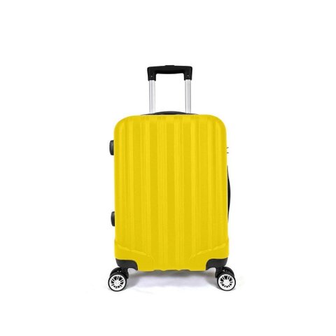 Mala de Bordo Abs 4 Rodas Action Fortt Amarela - Mab02-am