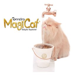 Bebedouro Torneira para Gato Magicat GOLD 110v - CatMyPet - 2