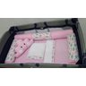 Enxoval para Berço Desmontável Nuvem Rosa - 1