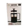 Cafeteira Prensa Francesa - Vidro - 600ml - Cremeira Capuccino Chá Leite - Cosy - 6