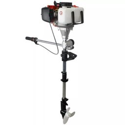 Motor Para Barco Popa Caiaque Rabeta Vertical 52cc 3hp - 4