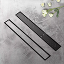 Ver mais imagens de Ralo Linear Oculto Slim 60cm Anti Odor Com Tampa 2 Em 1 Piso Revestimento Invisivel Ou Inox Ralo Int