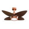 Ventilador de Teto Aspen LED Venti-delta 6000k Cobre 4Pás Imbuia 220V+Controle - 2