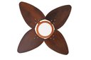 Ver imagem 3 de Ventilador de Teto Aspen LED Venti-delta 6000k Cobre 4Pás Imbuia 220V+Controle