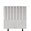 Ver imagem 1 de Cabeceira Estofada Solteiro 90CM Cora Suede Cinza Claro - D A DECOR D&A Decor