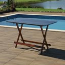 Ver imagem 3 de Mesa Dobrável 1,20x70 Imbuia - Móveis Britz