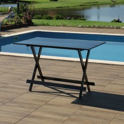 Mesa Dobrável 1,20x70 Preta - Móveis Britz - 3