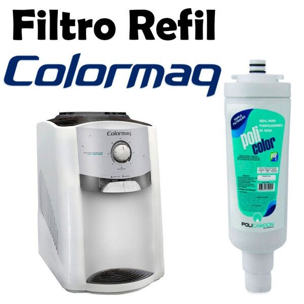 Filtro Refil para Purificador de Água Colormaq - 3
