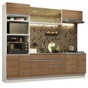 Ver imagem 3 de Armário de Cozinha Completa 270cm Branco Rustic Glamy Madesa 10