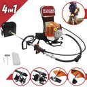 Ver imagem 3 de Roçadeira Costal Multifuncional Vrc430 C/ Faca 2 Pontas + Enxada Capinadeira e Cultivadora