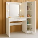 Ver imagem 7 de Penteadeira Camarim com Espelho e Iluminação 1 Porta e 1 Gaveta