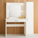 Ver imagem 6 de Penteadeira Camarim com Espelho e Iluminação 1 Porta e 1 Gaveta