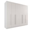 Guarda-roupa Casal 6 Portas 6 Gavetas Sparta - Mais Móveis Neve - 1