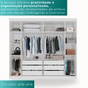 Ver imagem 5 de Guarda-roupa Casal 6 Portas 6 Gavetas Sparta - Mais Móveis Neve