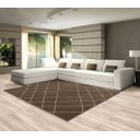 Ver imagem 1 de Tapete Supreme Linhas Geometrico 1,50 x 2,00 São Carlos Marrom