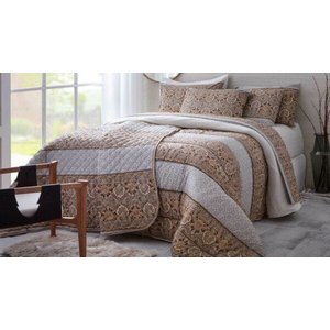 Jogo de Cama Casal 4 Peças Estampado 140 Fios Sultan Realce - Jordania