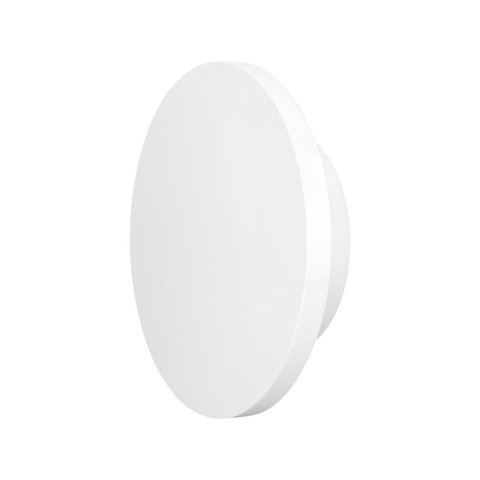 Arandela Eclipse Redonda Led 3000k Luz Indireta 12w Externo/interno Bivolt Branco