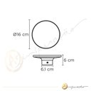 Ver imagem 4 de Arandela Eclipse Redonda Led 3000k Luz Indireta 12w Externo/interno Bivolt Branco