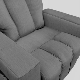 Poltrona do Papai Reclinável para Cinema Praddo Fh9 Linho Cinza - Mpozenato - 8