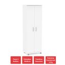 Ver imagem 3 de Armário Multiuso 2 Portas 8 Prateleiras Limeira Politorno