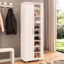 Ver imagem 2 de Armário Multiuso 2 Portas 8 Prateleiras Limeira Politorno