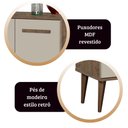 Ver imagem 4 de Balcão Himmel Cor:canela Off White - Armário Multifuncional - Cozinha - Mizza Decor