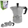 CAFETEIRA ITALIANA DE ALUMINIO 150ML PARA 3 XICARAS NA CAIXA - 1