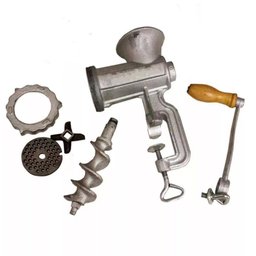 Maquina/moinho de Metal para Moer Carne Manual 27x11x26 - 1