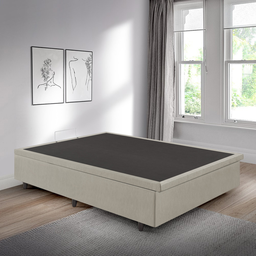 Cama Box Baú Viúva 120x203x42 Cm Corino Linho com Pistão a Gás - 11
