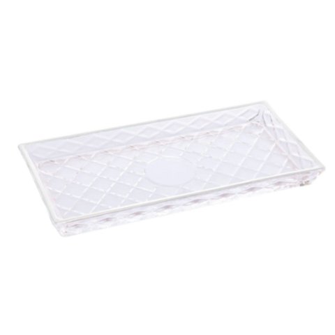 Travessa para Servir de Cristal de Chumbo Deli Diamond 28,5 X 14,5 X 2cm | Casa Del Grande