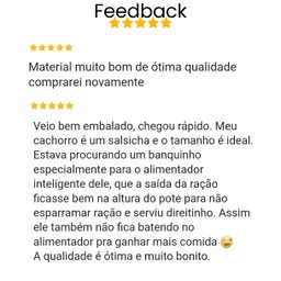 Base Comedouro Bebedouro Elevado Cachorro Pet Mdf:space Gray - 6