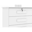 Ver imagem 3 de Cômoda Grecia com 4 Gavetas Branco Rv Móveis