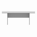 Ver imagem 6 de Mesa Reunião 8 Lugares 200cm x 100cm Retangular Executiva com Pé Painel para Escritório Corporate Cinza