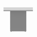 Ver imagem 4 de Mesa Reunião 8 Lugares 200cm x 100cm Retangular Executiva com Pé Painel para Escritório Corporate Cinza