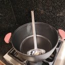 Ver imagem 6 de Concha Cozinha Industrial 38cm Inox Grande Restaurante Brinox Feijão Sopa Molho Caldo