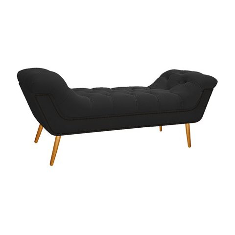 Calçadeira Madrid 195 cm Suede Preto