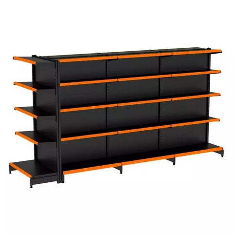 Gondola Centro 170 Fit Ate 3 Metros 1 Ponta Preto 35b Pe Laranja